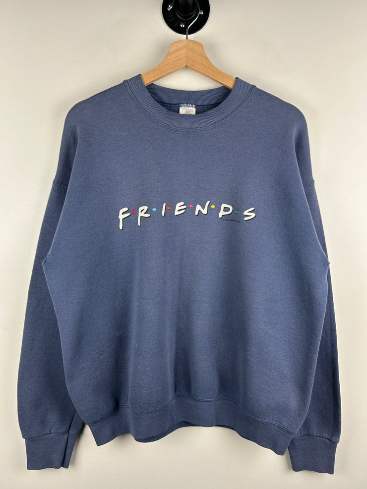 Vintage 90s Friends TV Show Promo Steel Blue Crewneck