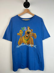 Vintage 2002 Scooby Doo She Loves Me She Loves Me Not Blue Tee