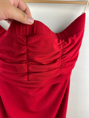 Vintage 90's Digital Women's Red Tube Top