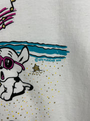 Vintage 90s Betty Boop Bike Week 96' White Tee