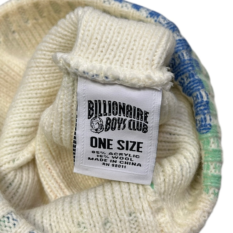 Billionaire Boys Club Mountain Cream Knit Beanie