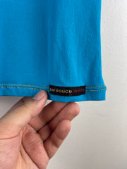 Vintage Parasuco Jeans Women's Blue Baby Tee