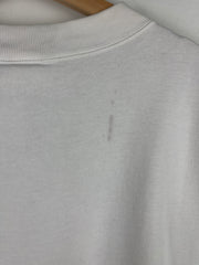 Vintage 90s Nike Swoosh Spellout Big Logo White Crewneck