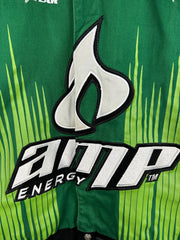 Vintage Nascar Jeff Hamilton Jr Nation Dale Jr AMP Energy Green Racing Jacket