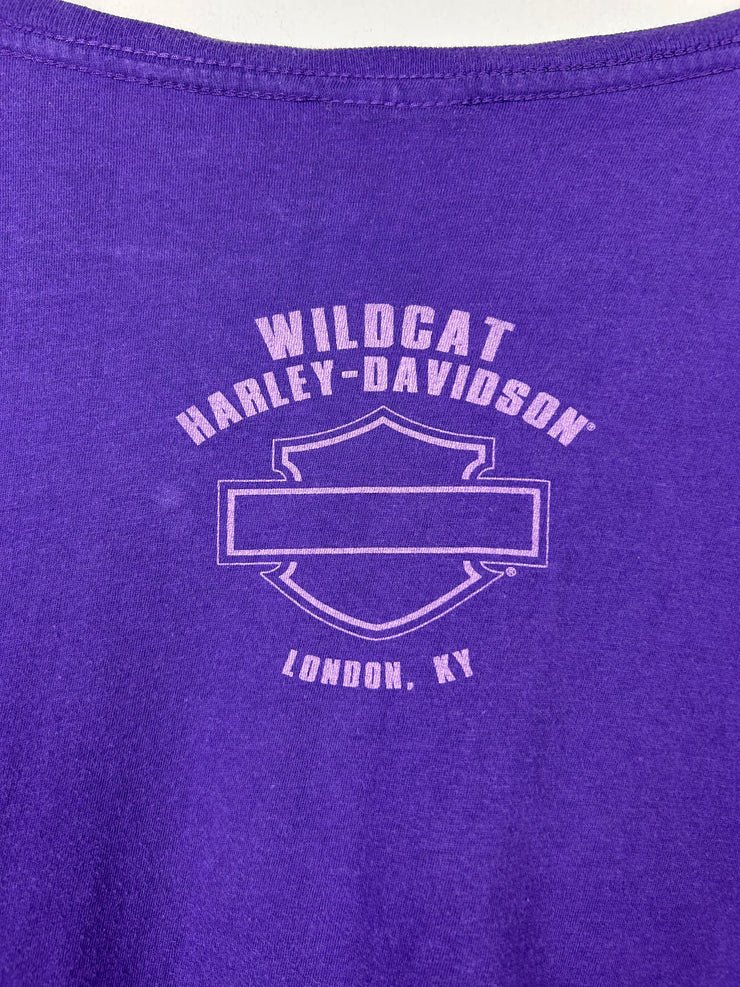 Vintage Harley Davidson London Purple Women’s Tee