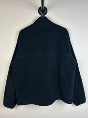 Vintage Timberland Zip Up Black Fleece Sweater