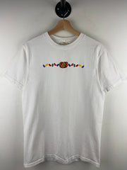 Vintage 90s Jelly Belly Embroidered White Tee