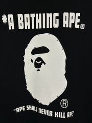 Bape Ape Shall Never Kill Ape Swarovski Black Crewneck