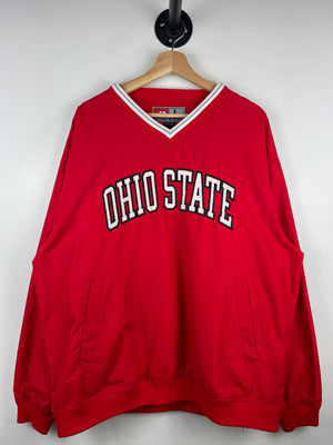 Vintage Pro Player Ohio State Red Pullover Windbreaker