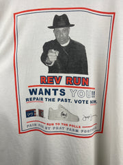 Vintage Phat Farm Run DMC Rev Run White Rap Tee