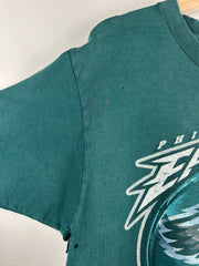 Vintage 90s NFL Pro Player Philadelphia Eagles Distressed Green Tee