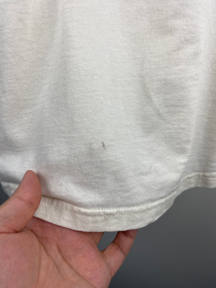 Vintage 90s Golf Art White Tee
