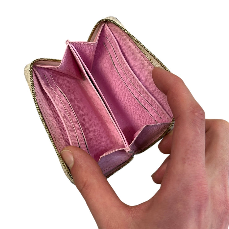 Louis Vuitton Murakami White Zippy Wallet