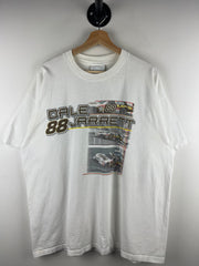 Vintage Nascar Dale Jarrett UPS White Tee