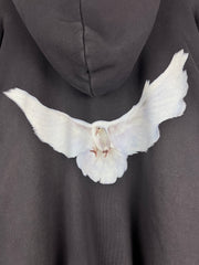 Yeezy Gap Engineered By Balenciaga Dove Washed Black Hoodie