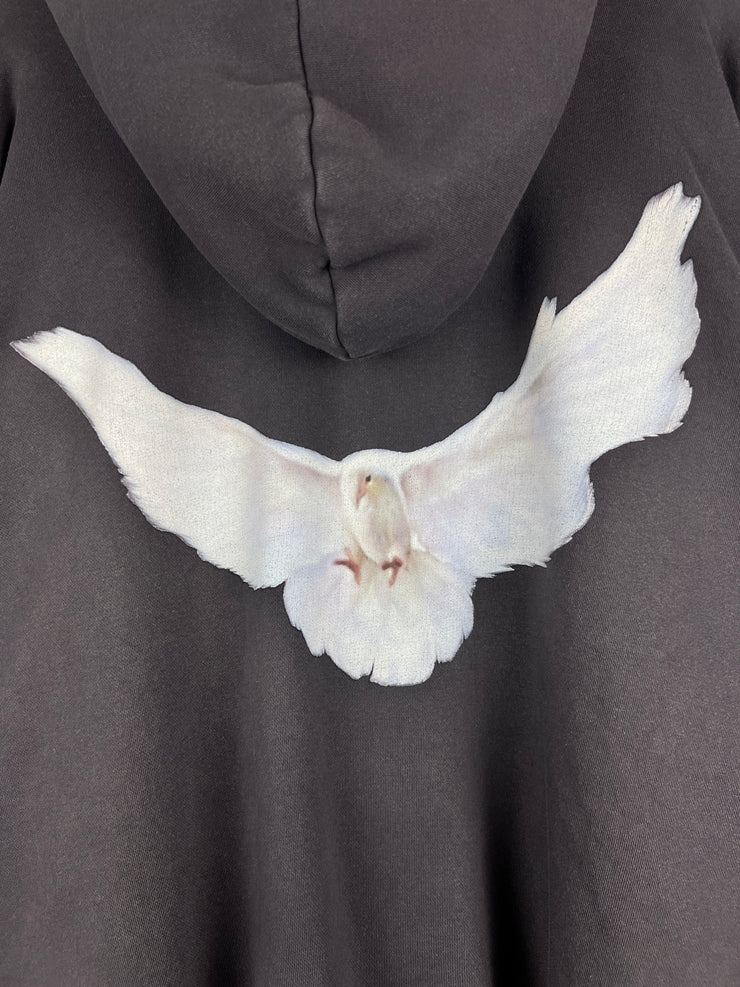 Yeezy Gap Engineered By Balenciaga Dove Washed Black Hoodie