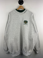 Vintage 90s Ohio Bobcats Embroidered Grey Crewneck