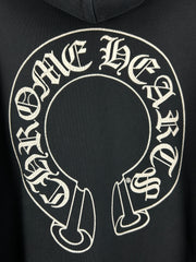 Chrome Hearts Floral Horseshoe Black Hoodie