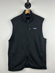 Vintage Patagonia Fleece Black Zip Up Vest
