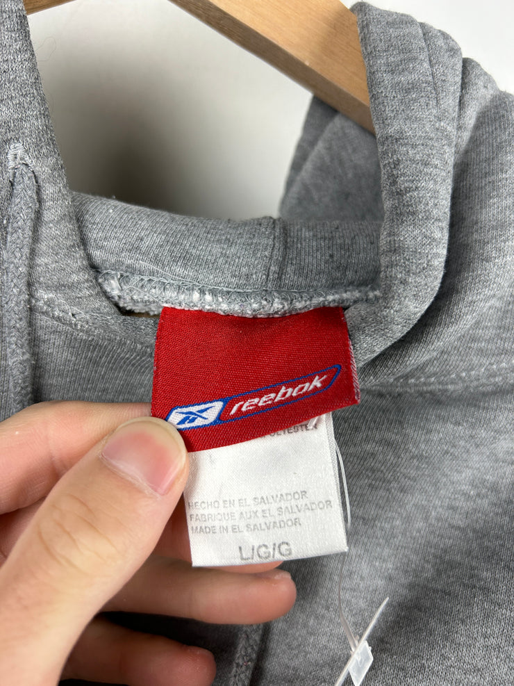 Vintage NFL Reebok Pittsburgh Steelers Grey Hoodie