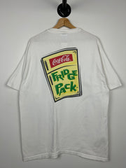 Vintage 90s Coca Cola Fridge Pack White Tee