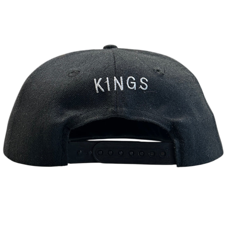 Vintage 90s NHL Annco Los Angeles Kings Plain Logo Spellout Wool Snapback Hat