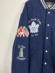 OVO X NHL Toronto Maple Leafs Navy Varsity Jacket