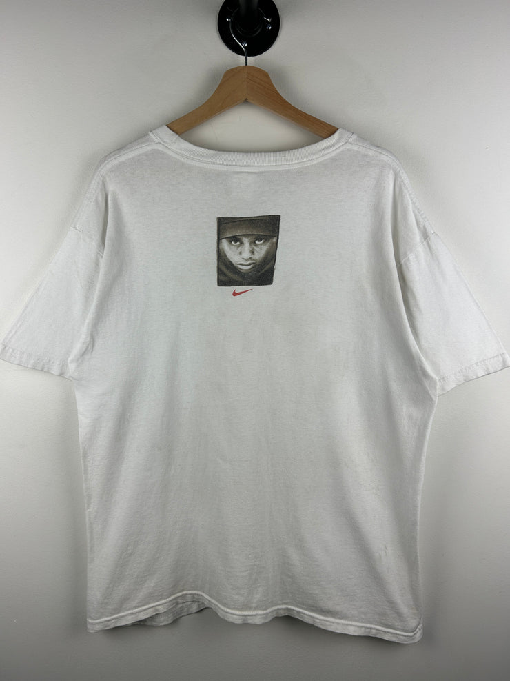Vintage 90s Nike Golf I Am Tiger Woods White Tee
