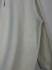 Dime Quarter Zip Cream Fleece Sweater