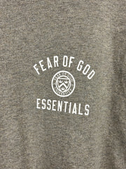 Fear Of God Essentials Heather Grey Jersey Tee