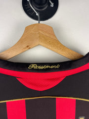 Vintage 2006 Adidas AC Milan Kaka Home Long Sleeve Soccer Jersey