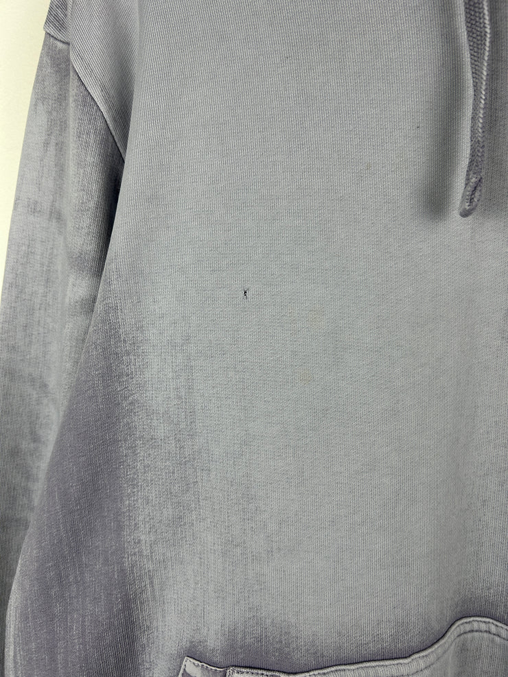 Stone Island Hand Brushed Grey Hoodie