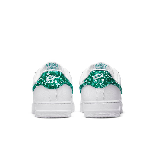 Nike Air Force 1 Low White Green Paisley