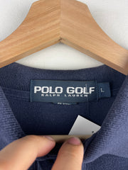 Vintage 90s Polo Ralph Lauren Golf Embroidered Navy Polo