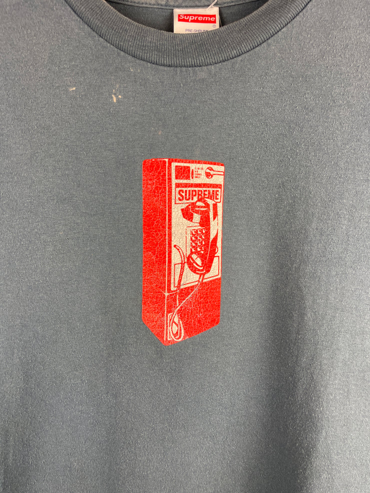 Supreme FW18 Payphone Slate Tee