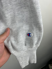 Vintage 90s Champion Reverse Weave Le Moyne College Grey Crewneck
