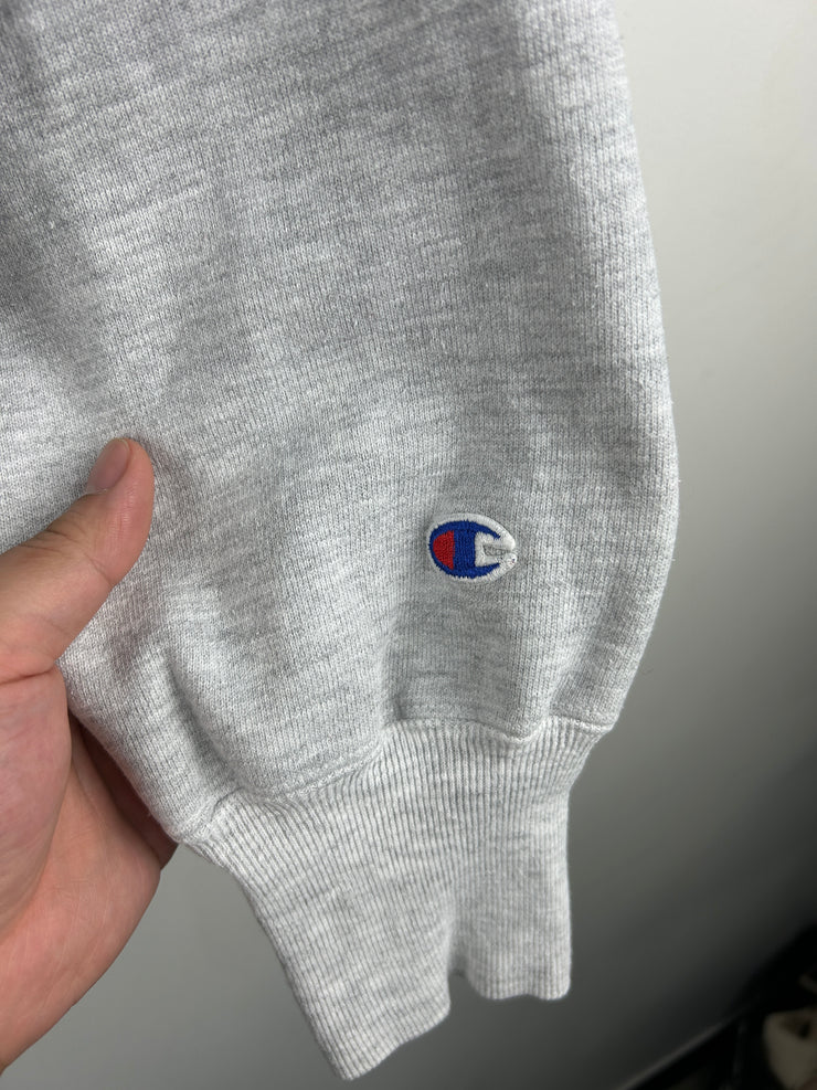 Vintage 90s Champion Reverse Weave Le Moyne College Grey Crewneck