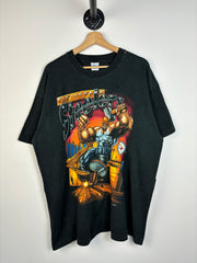 Vintage 1994 Salem Pittsburgh Steelers Superheros Black Tee