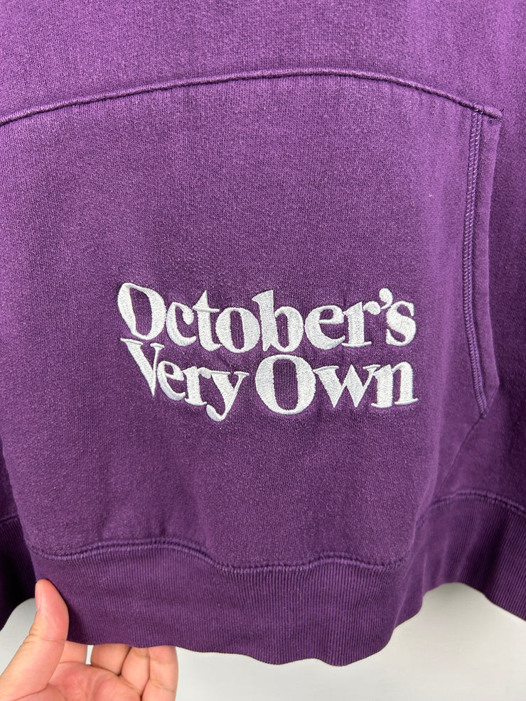 OVO Octobers Very Own Embroidered Wine Hoodie
