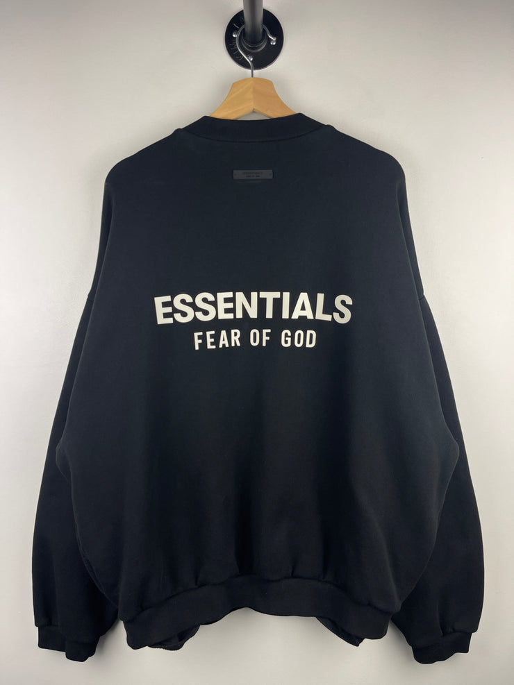 Fear Of God Essentials Black Crewneck