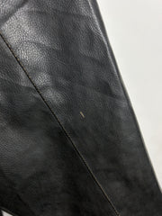 Vintage Arizona Café Racer Brown Leather Cropped Jacket
