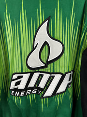Vintage Nascar Jeff Hamilton Jr Nation Dale Jr AMP Energy Green Racing Jacket