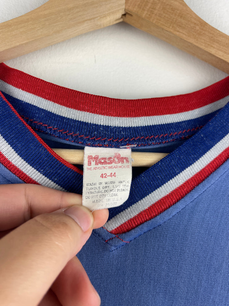 Vintage 60s Mason NGUM True Vintage Blue Jersey