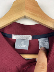 Vintage Mercedes Benz Burgundy Polo Shirt