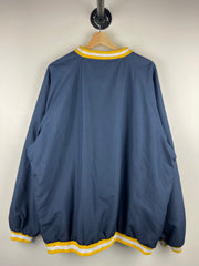 Vintage 90s West Virginia Navy Pullover Windbreaker