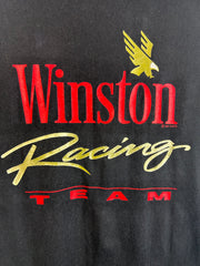 Vintage 90's Winston Racing Team Pocket Black Tee