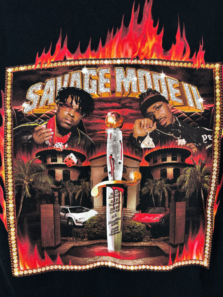 21 Savage Savage Mode Black Tee
