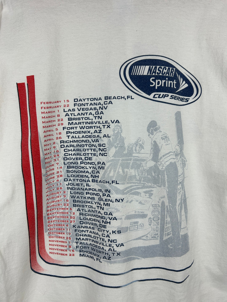 Vintage Nascar All State 400 White Tee