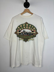 Vintage 90's Sturgis Black Hills White Tee