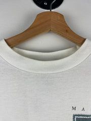 Vintage 90s Maui Legends Surfing White Tee